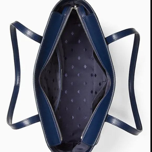 HOST PICK! NWT  Large KATE SPADE Breanna Navy Tote - Picture 2 of 3